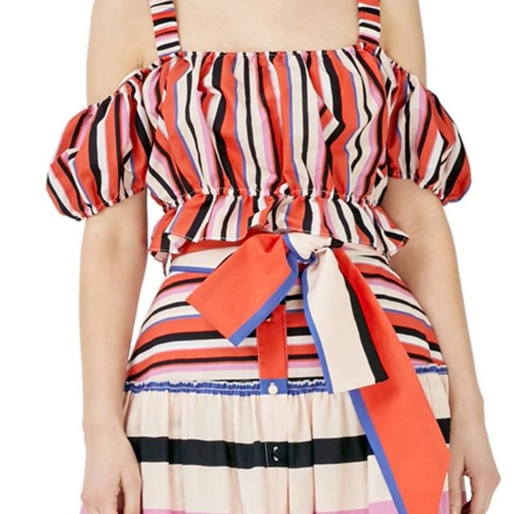 NICHOLAS AMALFI STRIPE ROSIE TOP - Picture 2 of 4